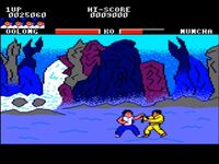 une photo d'Ã©cran de Yie Ar Kung Fu sur Amstrad CPC